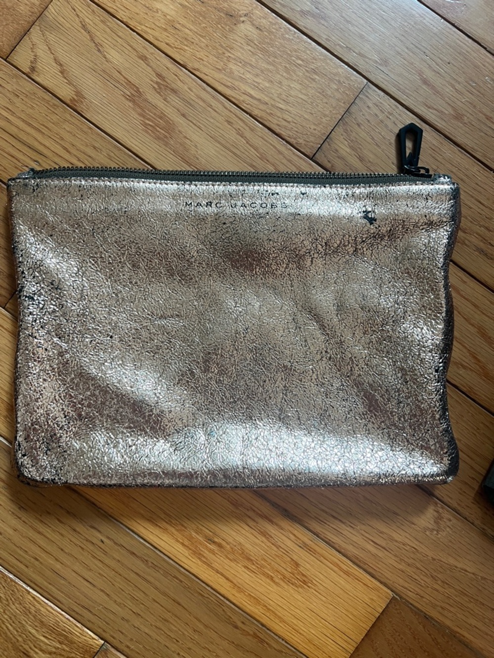 Marc Jacobs Metallic Rose Gold Pouch